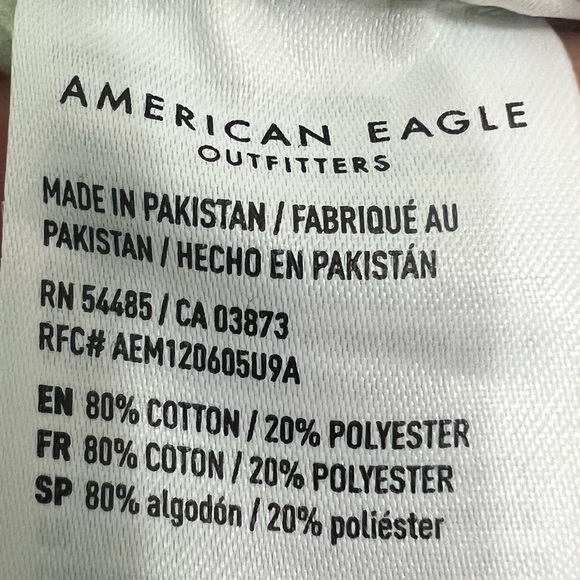 American Eagle Men’s Super Soft Fleece Hoodie XXL Mint Green Casual Streetwear - Picture 9 of 11